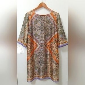 Colorful Floral Paisley Dress by Bethany